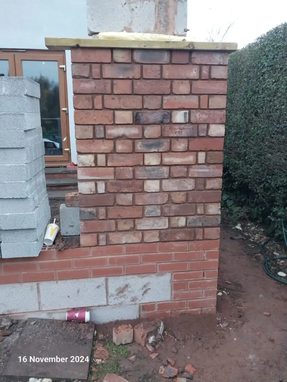 Brick Pier & Extension Walls - Image 1