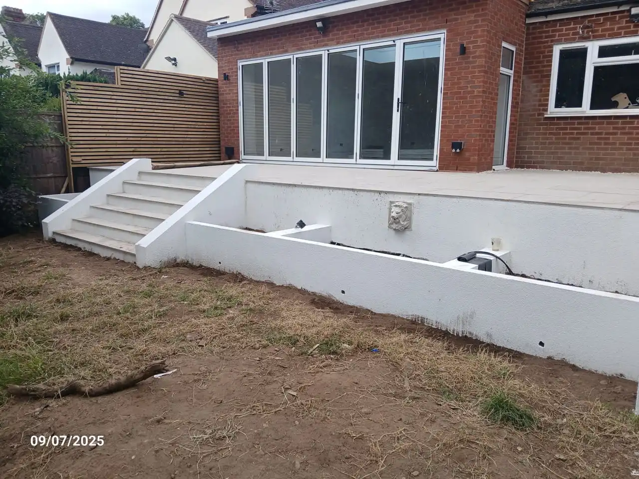 Raised Patio & Retaining Walls - Image 3