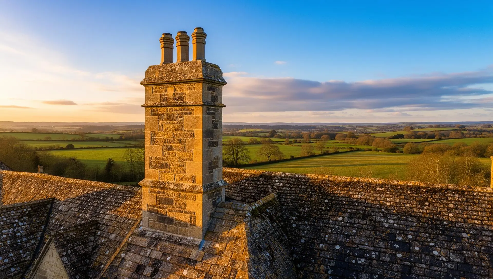 Heritage chimney drone survey